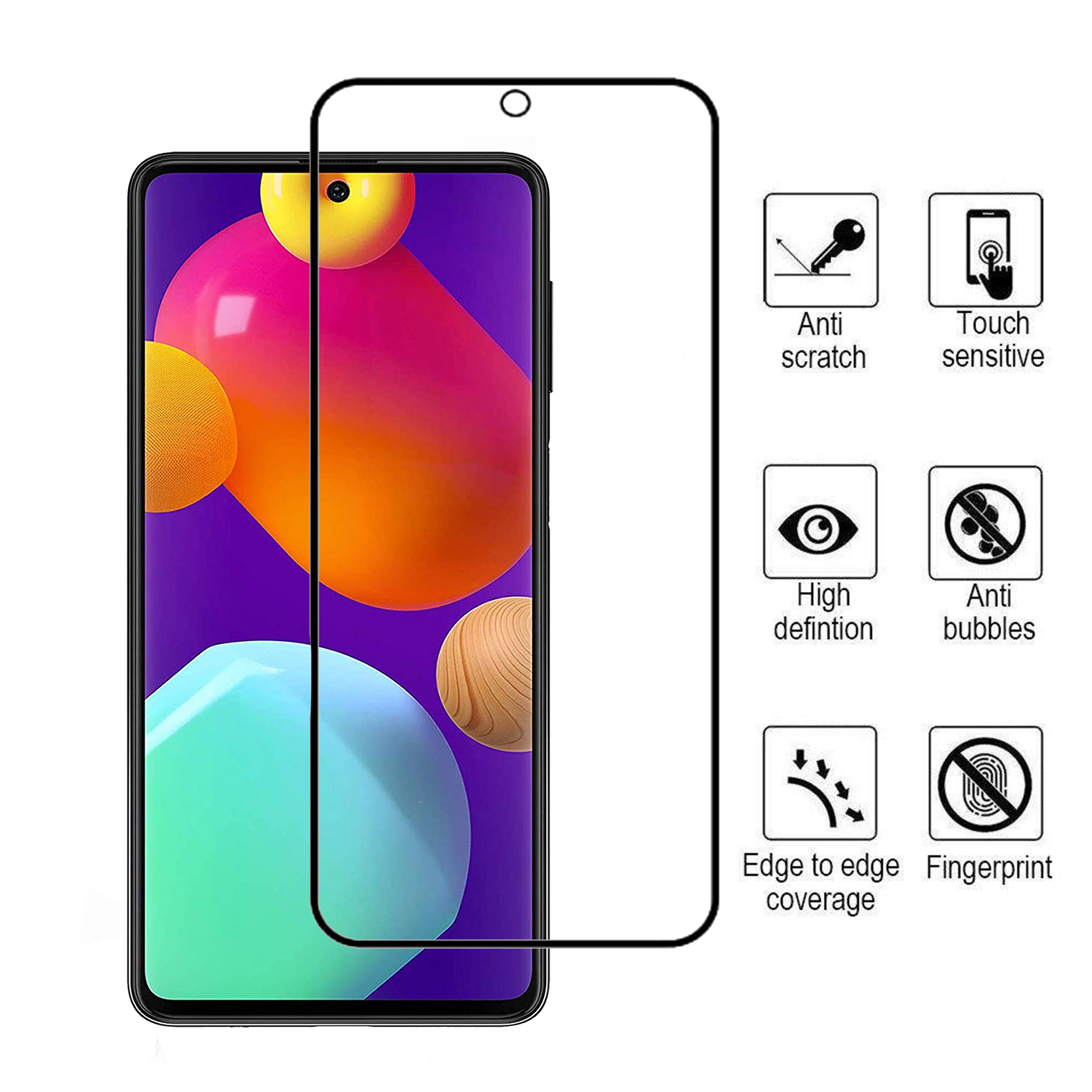 محافظ صفحه نمایش 5D مات بوف مدل Fm33 مناسب برای گوشی موبایل سامسونگ Galaxy F62 / M62 / A81 / A91