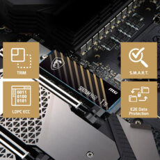 اس اس دی اینترنال PCIe 4.0 ام اس آی مدل SPATIUM M450 PCIe 4.0 NVMe M.2 ظرفیت 500 گیگابایت