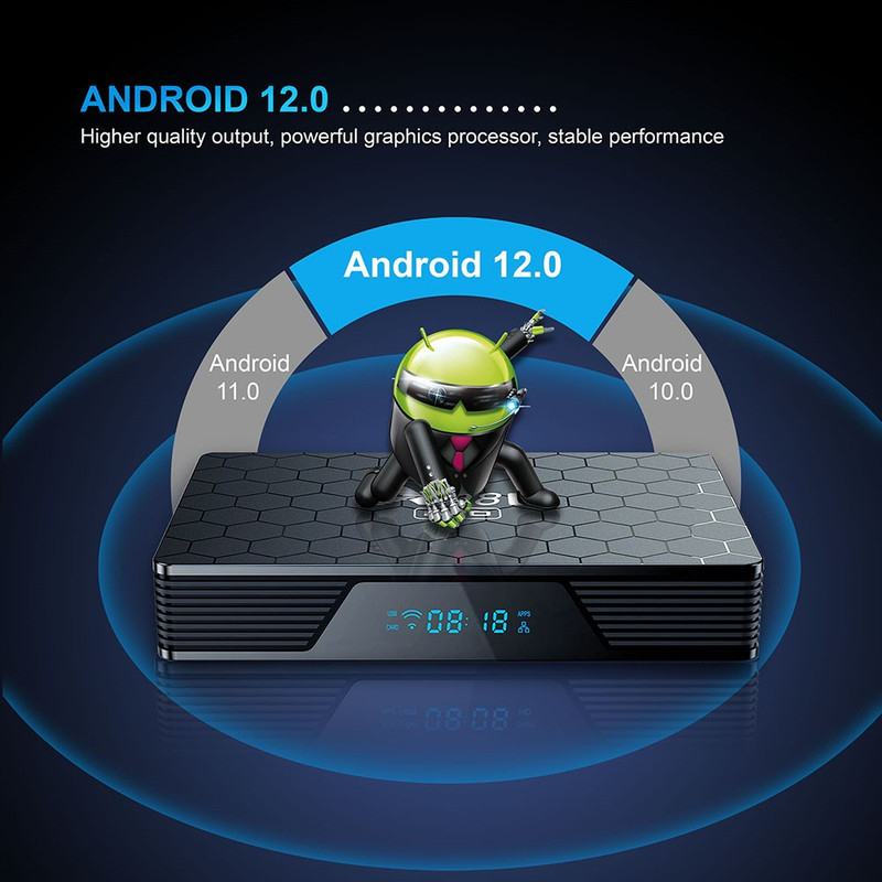 اندروید باکس مدل X98H Pro 4K 4.64GB