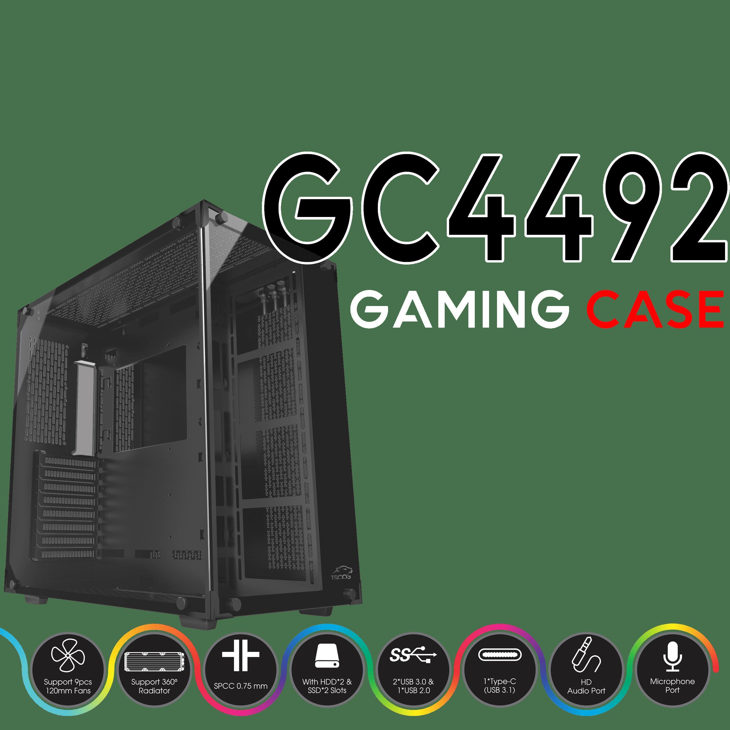 کیس کامپیوتر مخصوص بازی تسکو مدل GC 4492