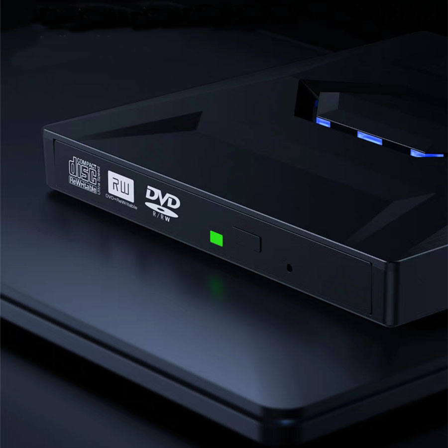 درایو DVD/RW اکسترنال هاب مدل B21-Y 5 IN 1 TYPE-C/USB 3