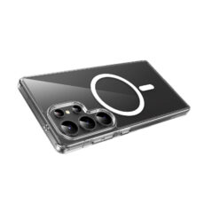 کاور گرین لاین مدل crystal clear magsafe مناسب برای گوشی موبایل سامسونگ Galaxy S25 Ultra