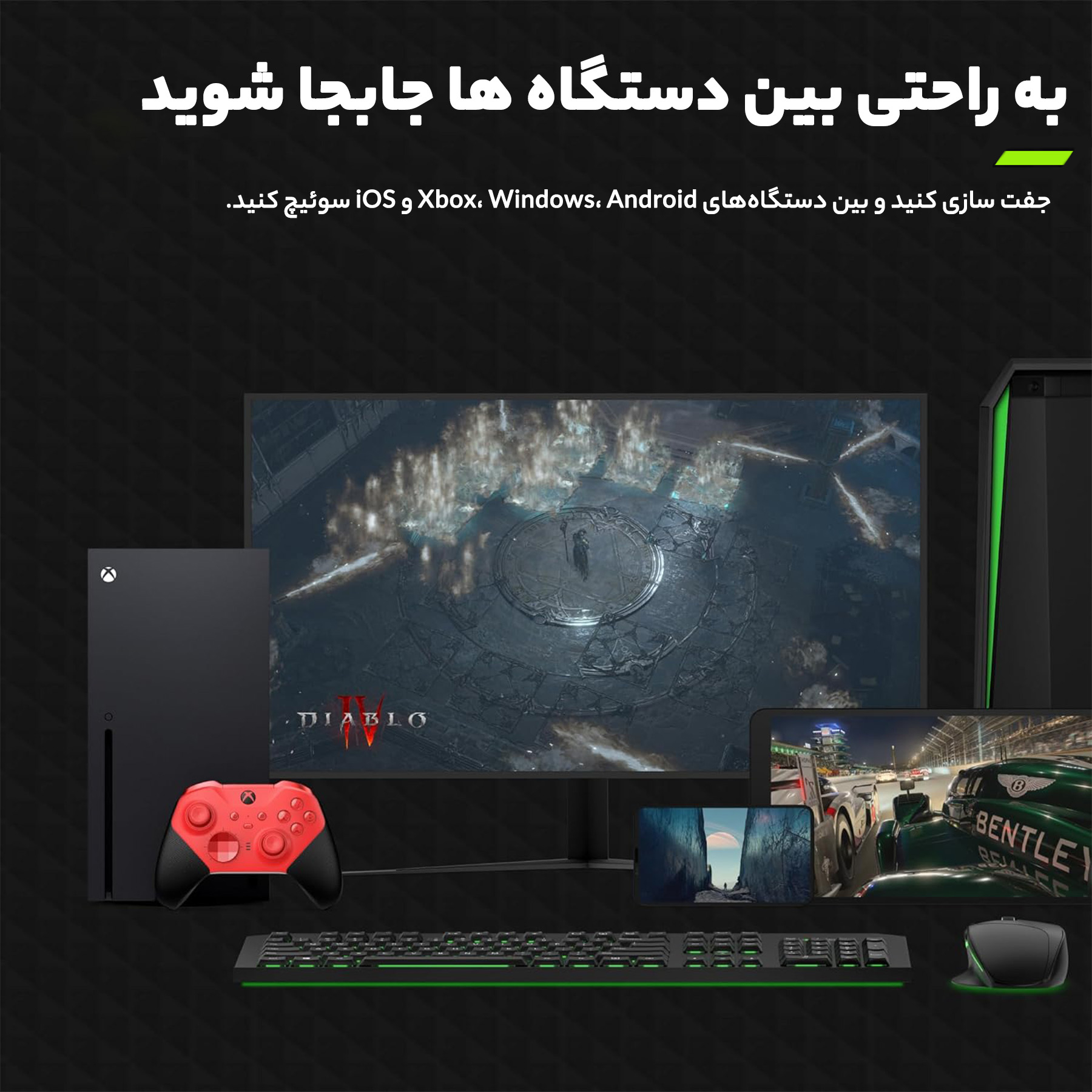 دسته بازی ایکس باکس سریز مدل الیت 2 سری Core