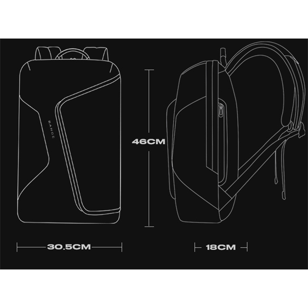 کوله پشتی لپ تاپ بنج مدل BN-2913 مناسب برای لپ تاپ تا 15.6 اینچی