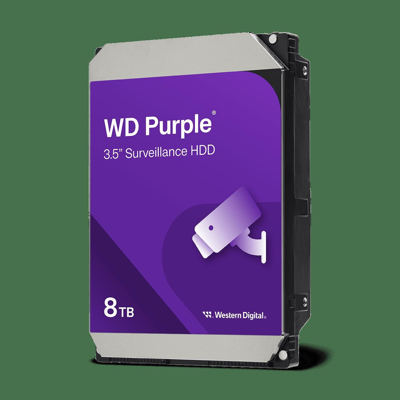 هارد دیسک اینترنال وسترن دیجیتال مدل Purple WD85PURZ ظرفیت 8 ترابایت