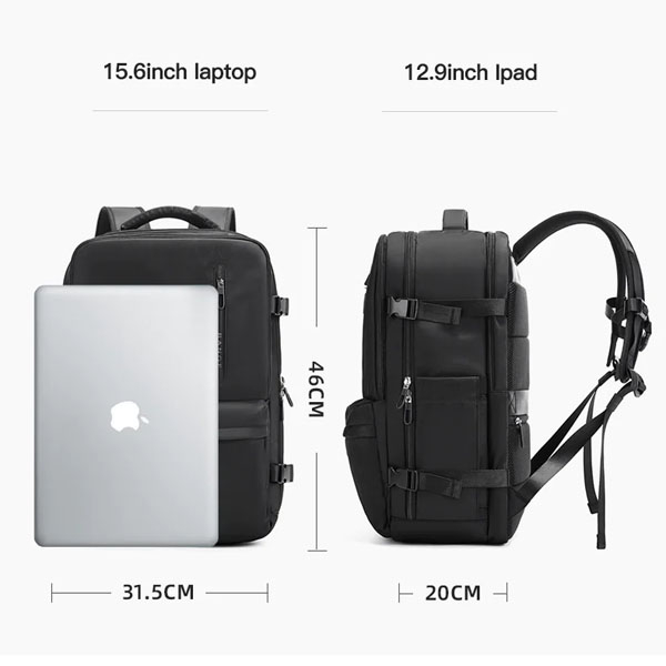 کوله پشتی لپ تاپ بنج مدل 1800 مناسب برای لپ تاپ تا 15.6 اینچی