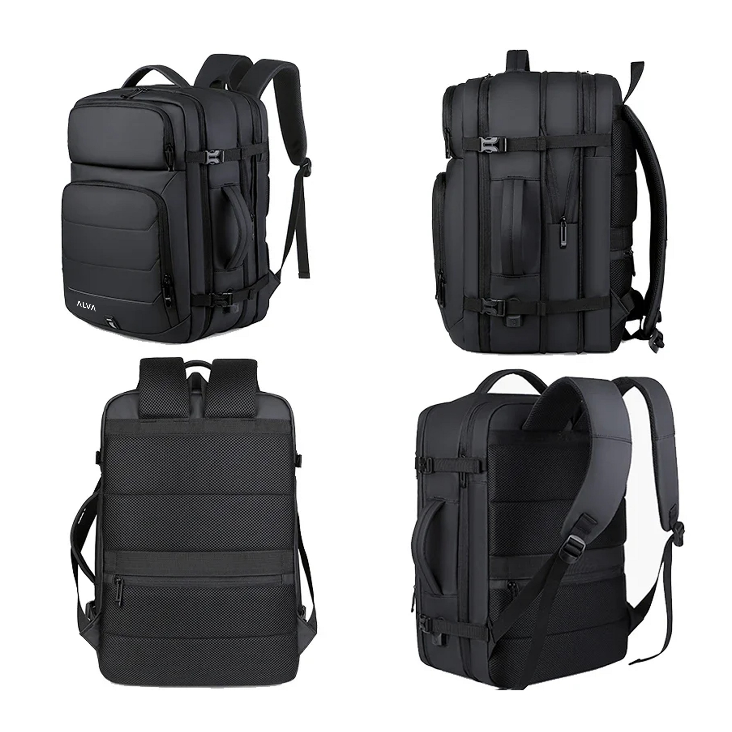 کوله پشتی لپ تاپ آلوا مدل 2201 مناسب برای لپ تاپ 16 تا 17 اینچی