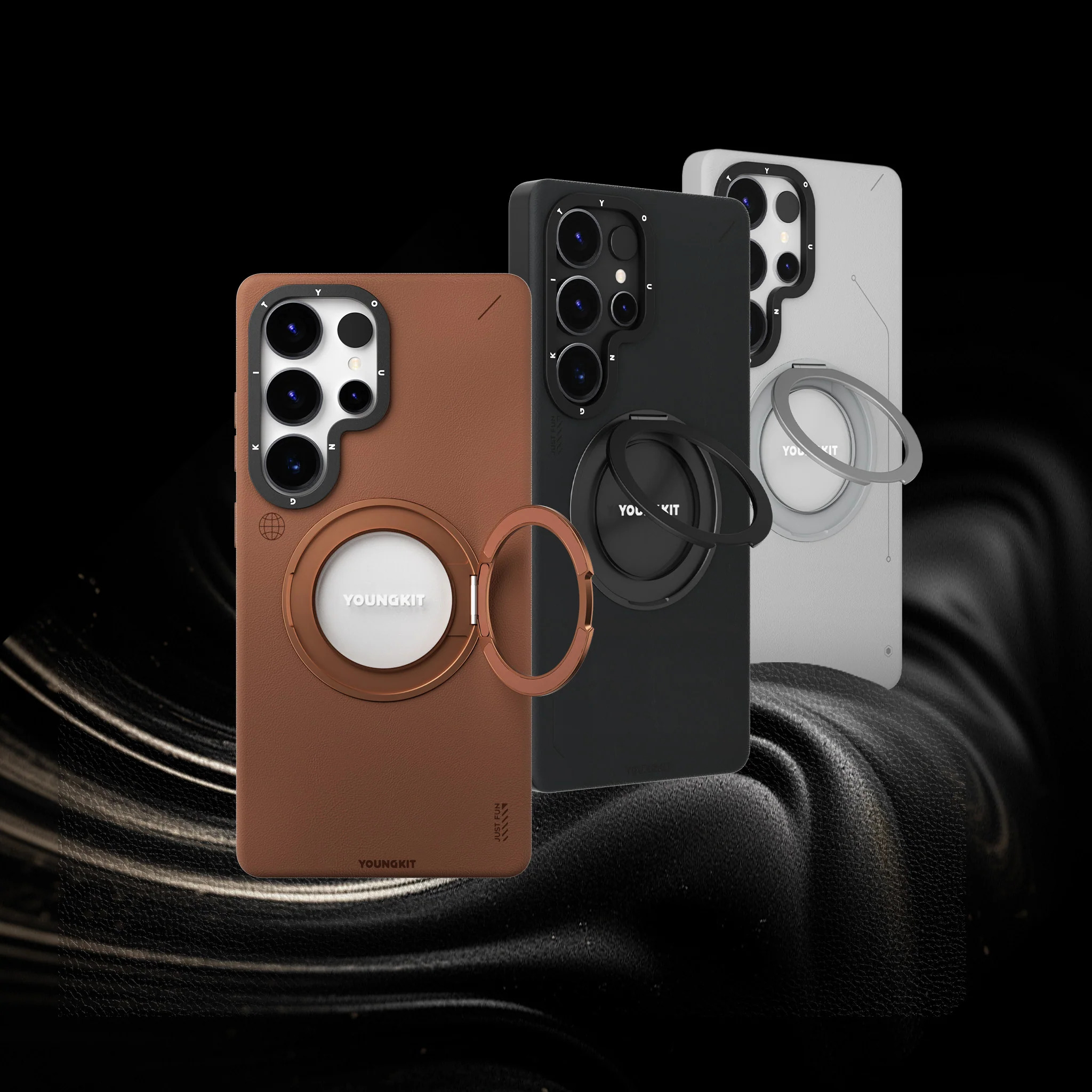 کاور یانگ کیت مدل Leather 360 مناسب برای گوشی سامسونگ Galaxy S25Ultra