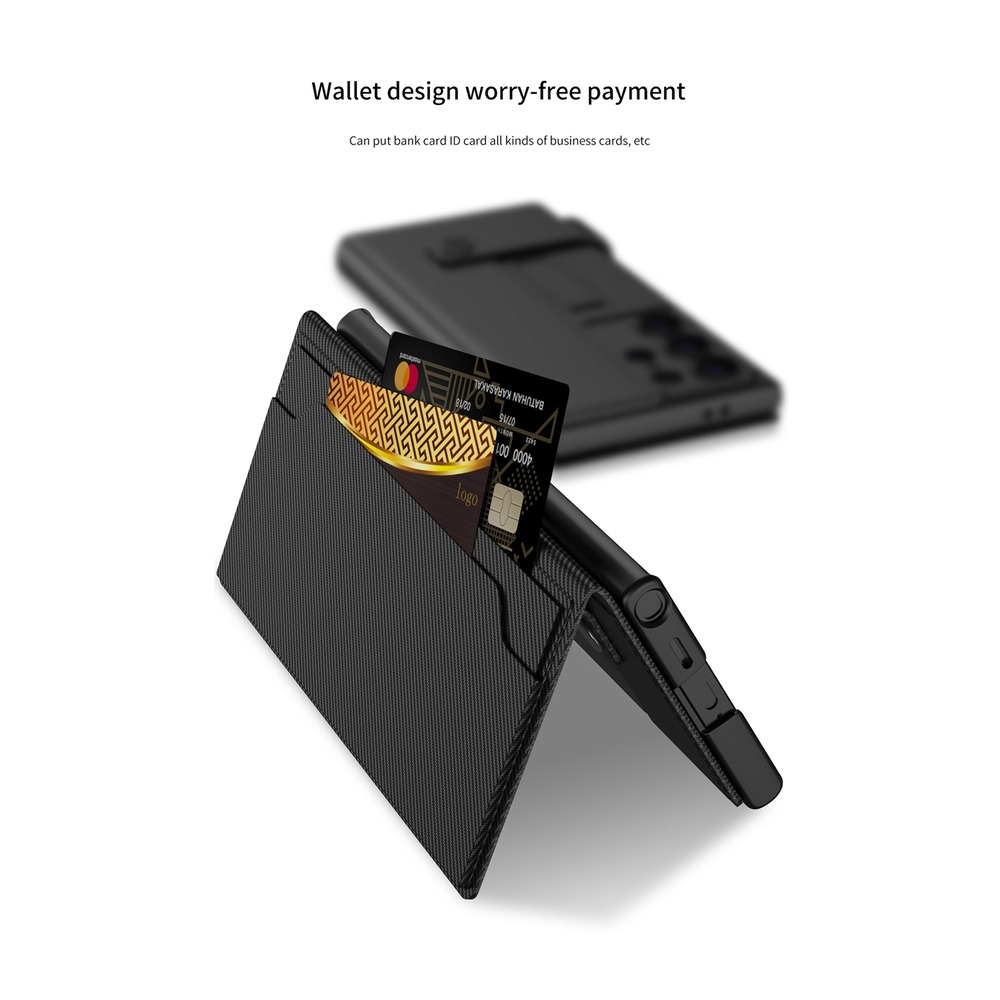 کیف کلاسوری مدل CarbonFold مناسب برای گوشی موبایل سامسونگ Galaxy S24 Ultra
