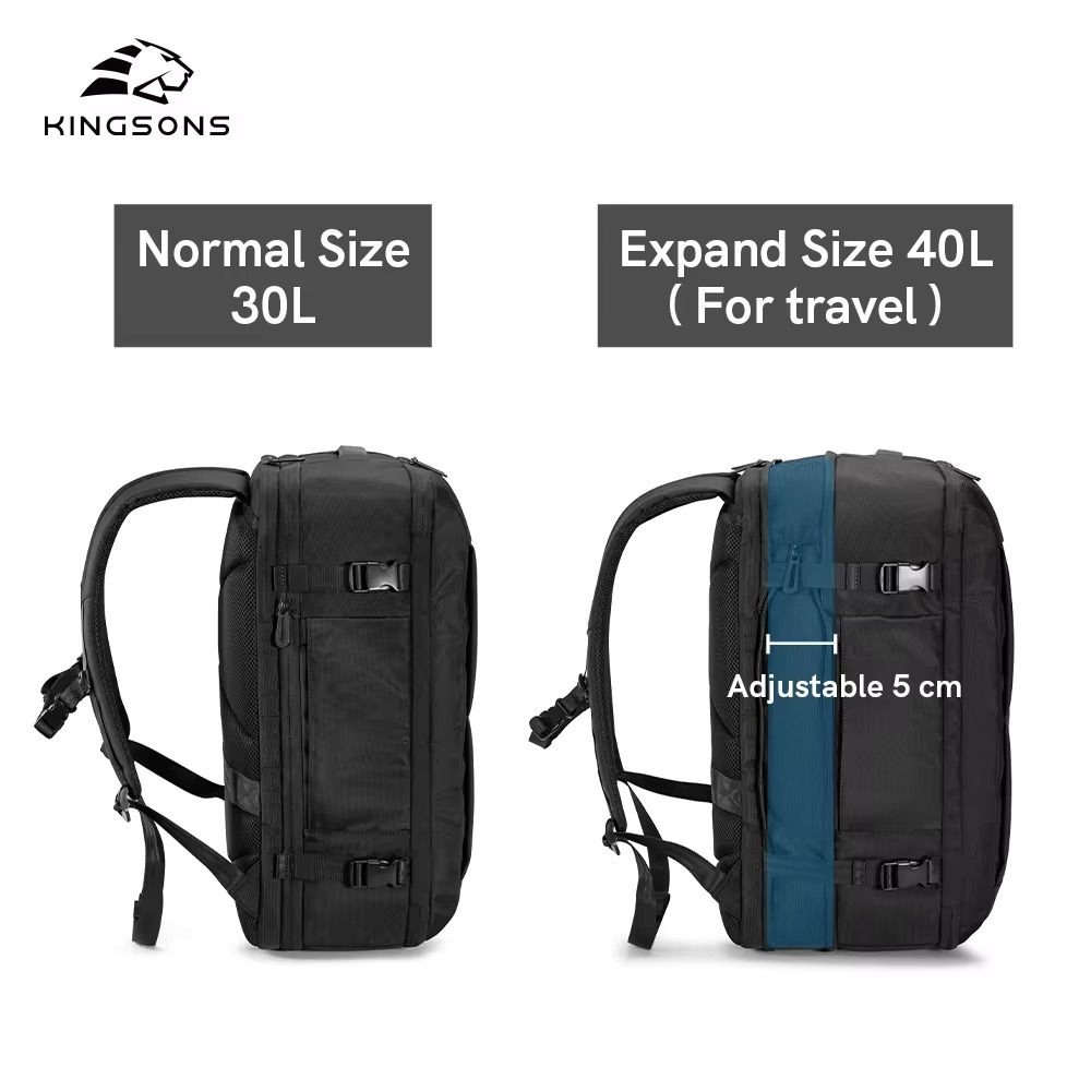 کوله پشتی لپ تاپ کینگ سانز مدل وکیوم K10134 مناسب برای لپ تاپ 14.1 تا 15.6 اینچی