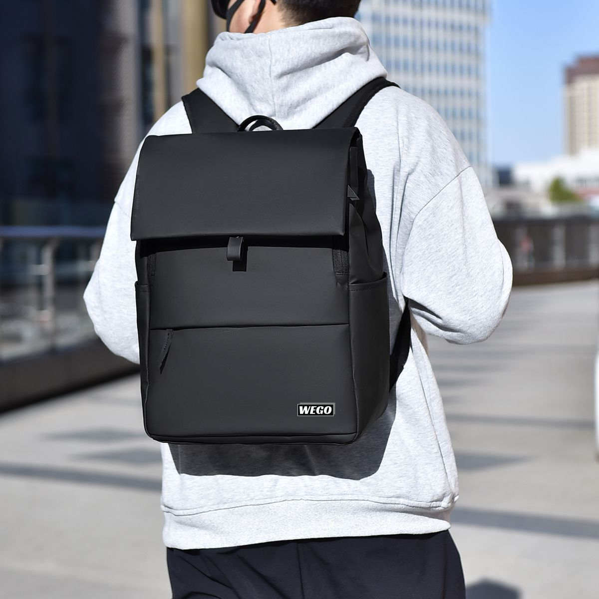 کوله پشتی لپ تاپ ویگو مدل WEGO-3773 مناسب برای لپ تاپ تا 15.6 اینچی