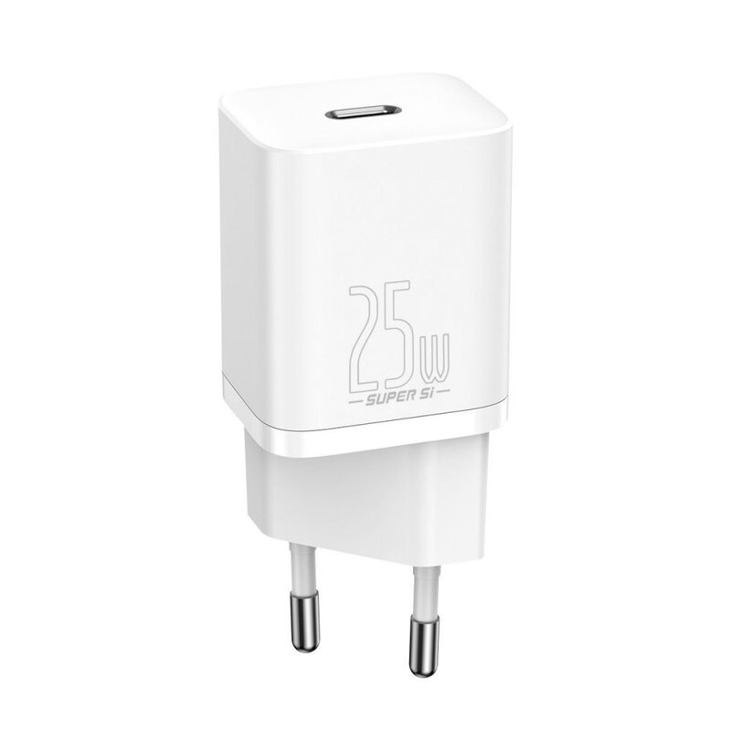 شارژر دیواری 25 وات باسئوس مدل CCCJG25CE به همراه کابل USB-C