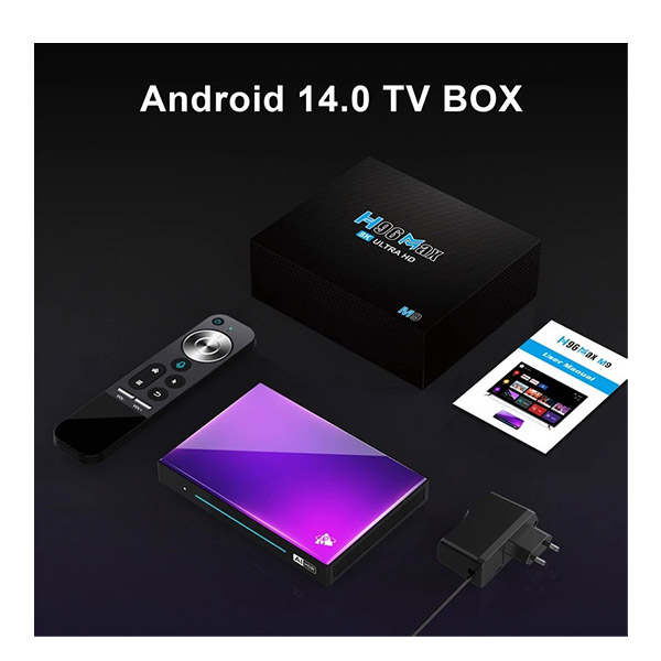 اندرویدباکس اچ96 مدل max m9 8/128GB