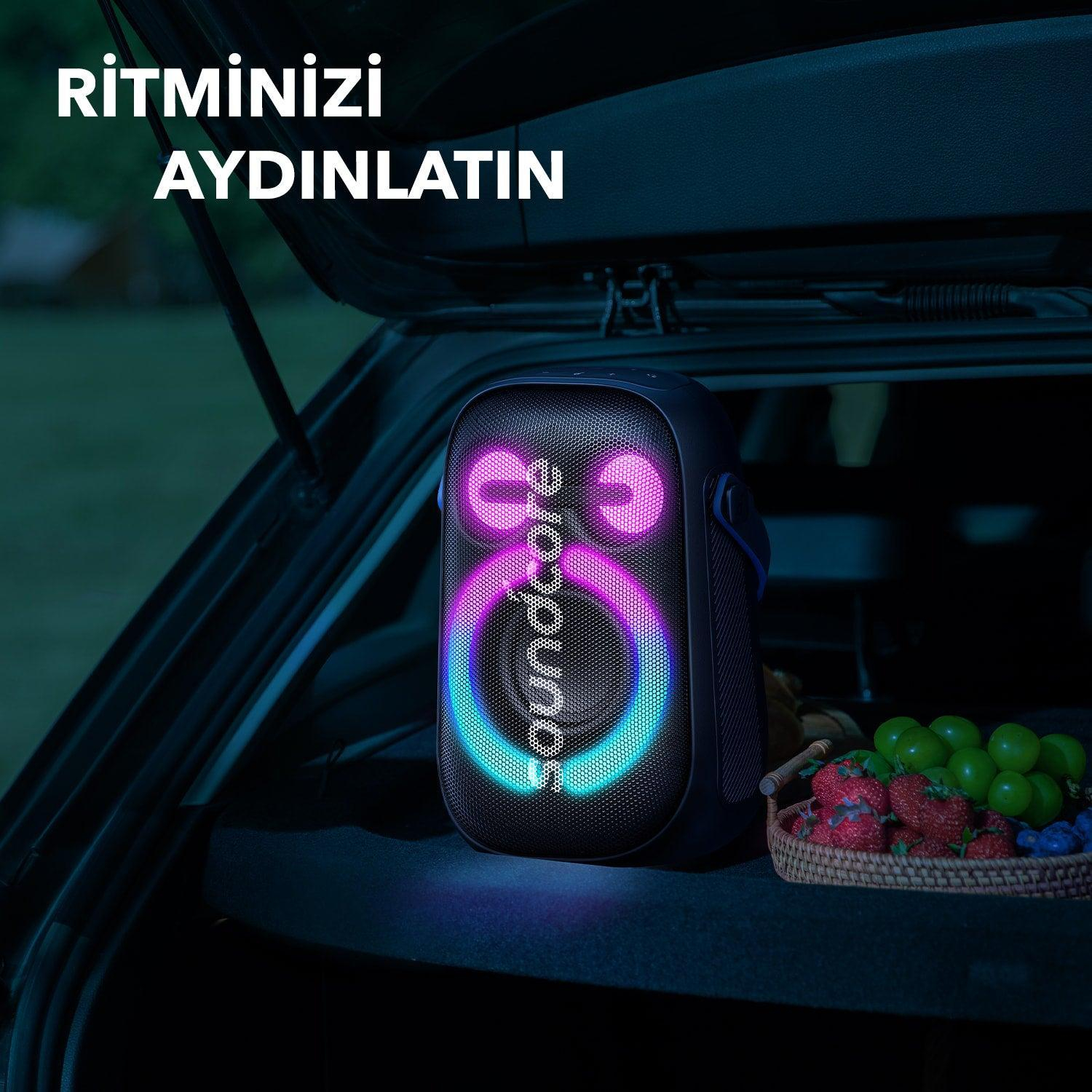 اسپیکر بلوتوثی قابل حمل انکر مدل Sound core Rave Neo 2 A33A1