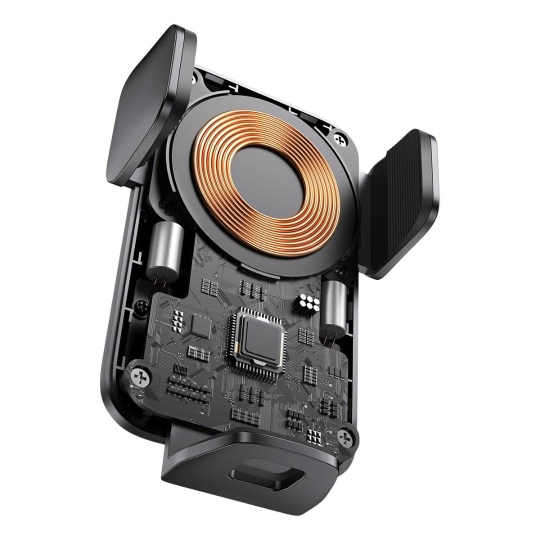 پایه نگهدارنده و شارژر بیسیم گوشی موبایل باسئوس مدل CGZX000101