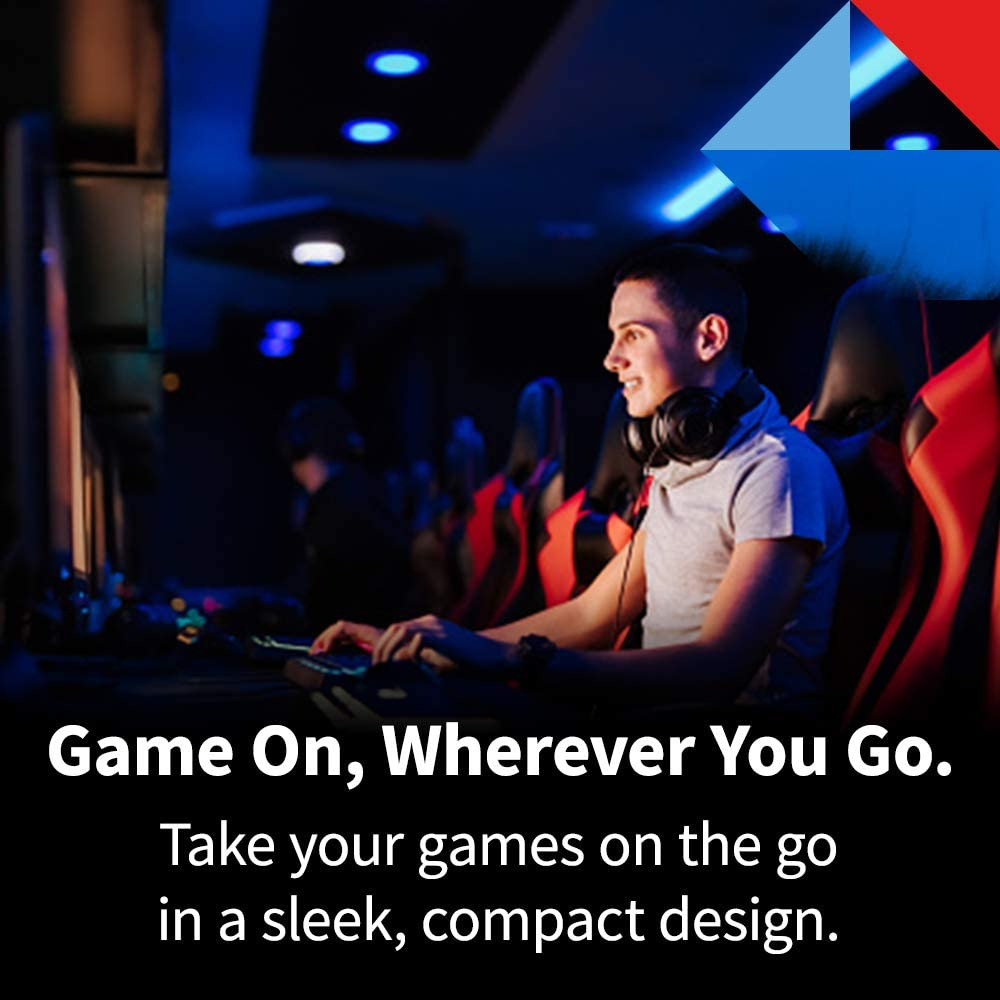 هارد اکسترنال توشیبا مدل Canvio Gaming ظرفیت یک ترابایت دارای رابط USB Type-A 3.2