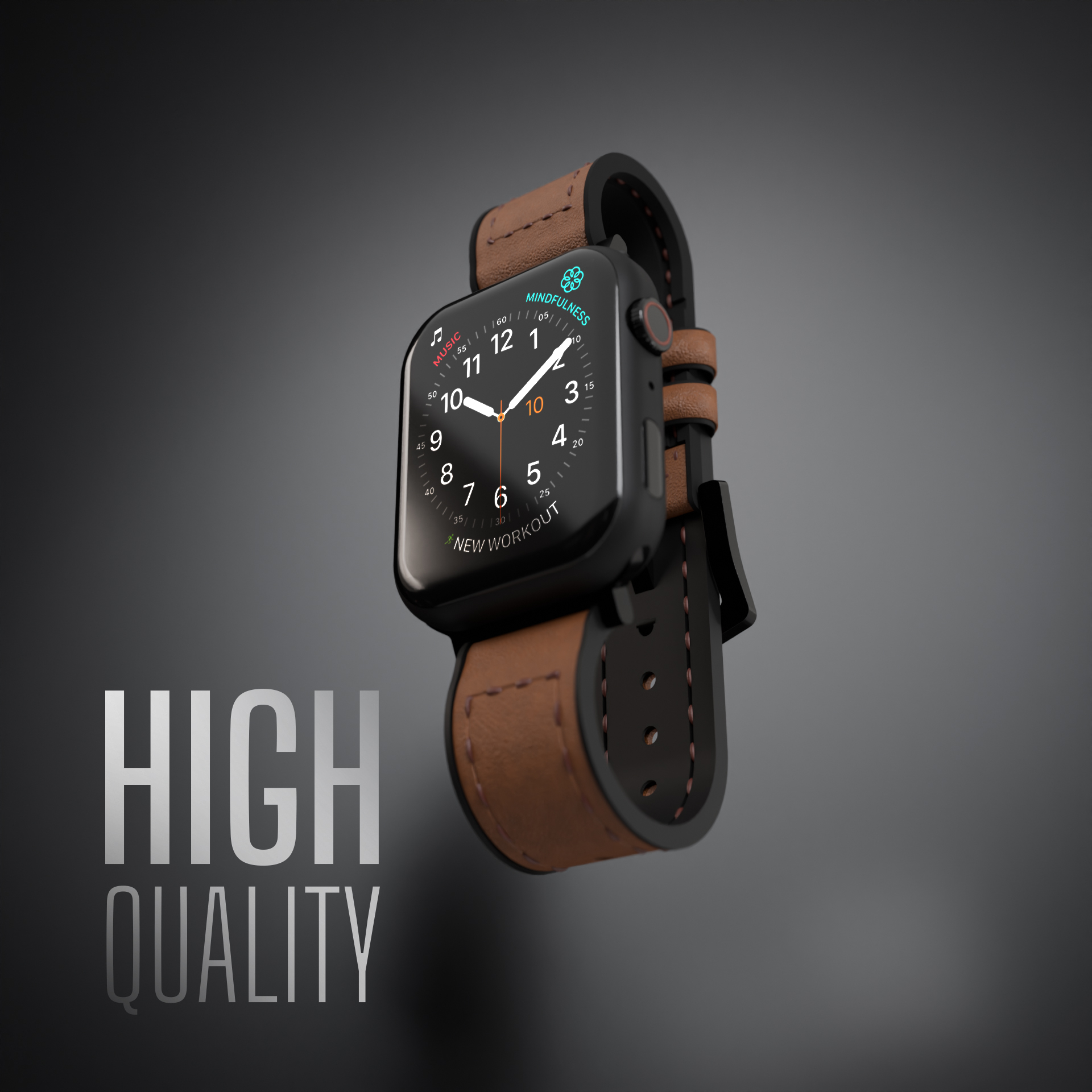 ساعت هوشمند مدل MALT L45 BROWN