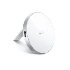 پایه نگهدارنده و شارژر بی سیم گوشی موبایل ای اِس آر مدل HaloLock Kickstand With MagSafe