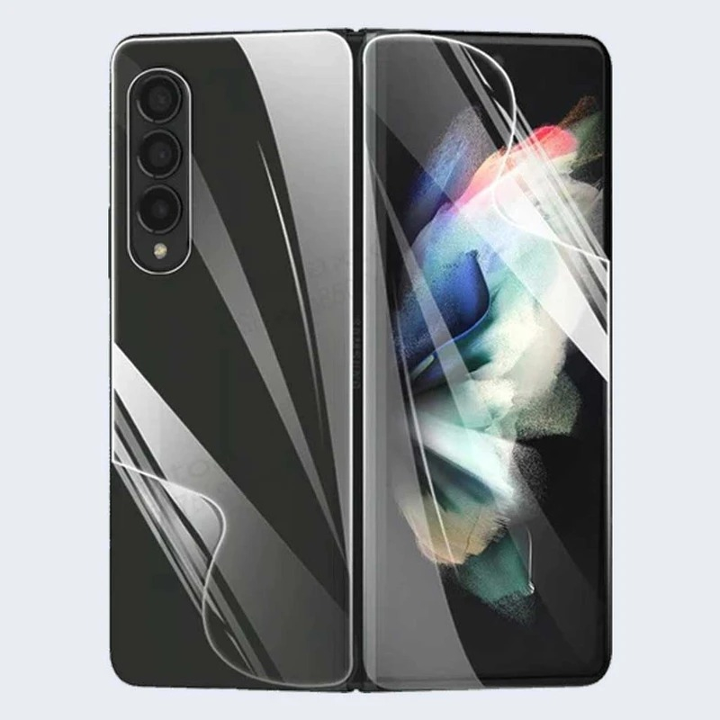 محافظ صفحه نمایش بوف مدل Hydrogel مناسب برای گوشی موبایل سامسونگ Galaxy Z Fold 6 به همراه محافظ پشت گوشی