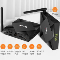 اندروید باکس تانیکس مدل 4/64- TX6S به همراه کیبورد هوشمند تاچ پد