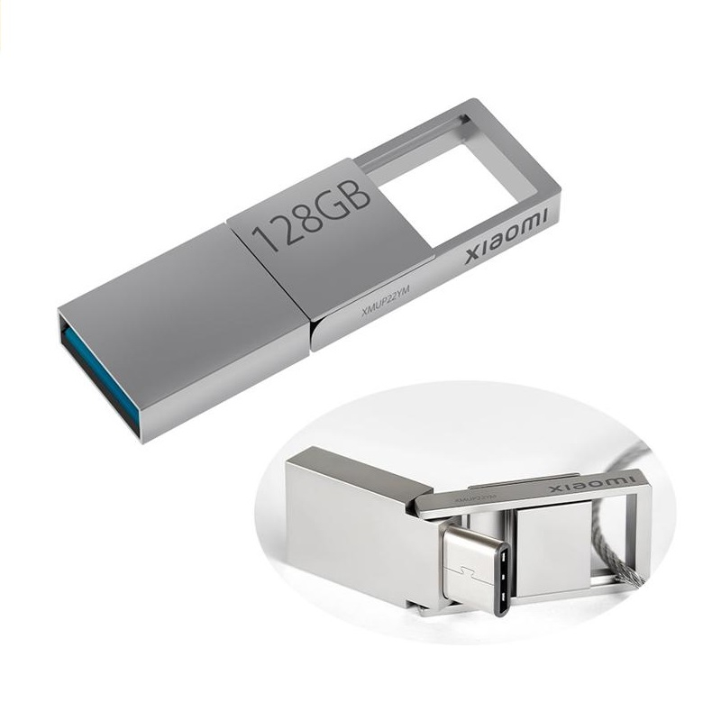 فلش مموری شیائومی مدل DUAL INTERFACE ظرفیت 128 گیگابایت با رابط USB-C