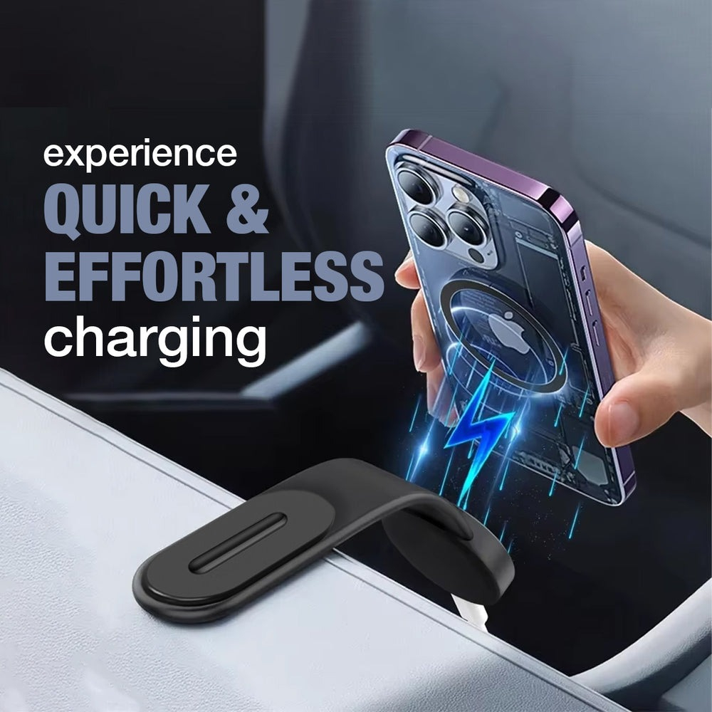 پایه نگهدارنده و شارژر بی سیم گوشی موبایل مدل MAGNETIC CHARGING