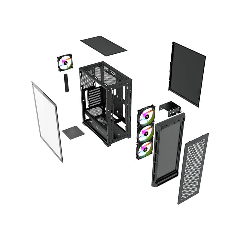 کیس کامپیوتر لاجی کی مدل LK-C374B