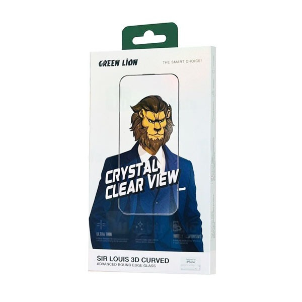 محافظ صفحه نمایش گرین مدل Sir Louis 3D Curved مناسب برای گوشی موبایل اپل iphone 16 Pro