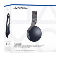 هدست پلی استیشن 4 سونی مدل Pulse 3D مخصوص پلی استیشن 5 طرح Grey Camouflage