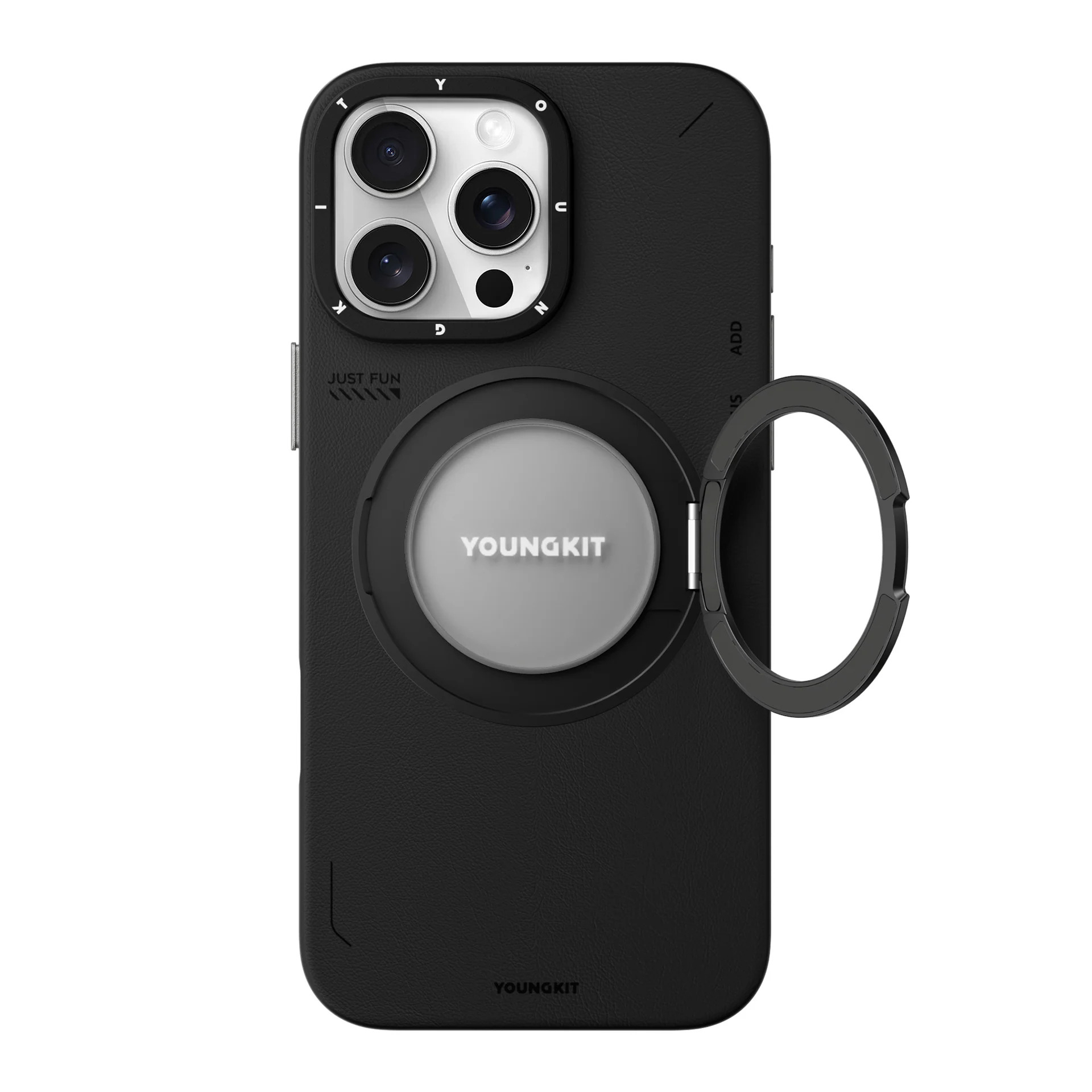 کاور یانگ کیت مدل Leather 360° مناسب برای گوشی موبایل اپل iphone 15promax