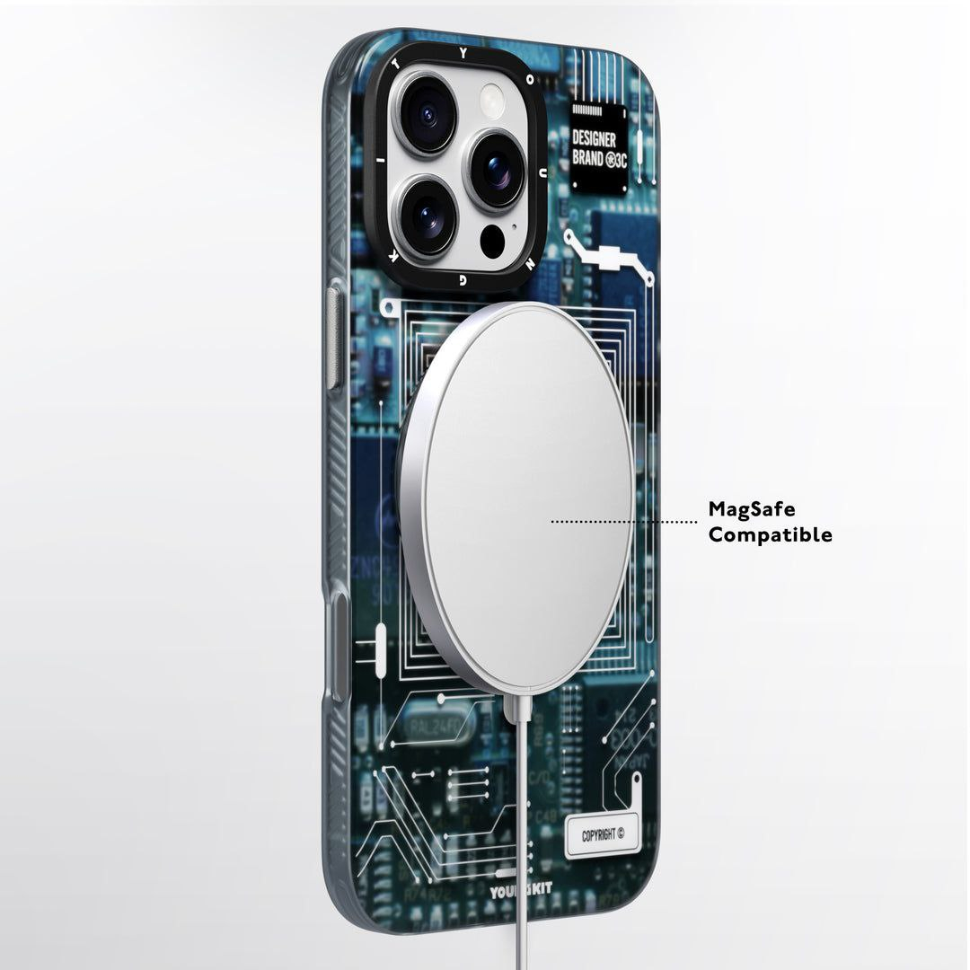 کاور یانگ کیت مدل Cyberpunk 360° Spin Magnetic Stand Case مناسب برای گوشی موبایل اپل iphone 16 promax