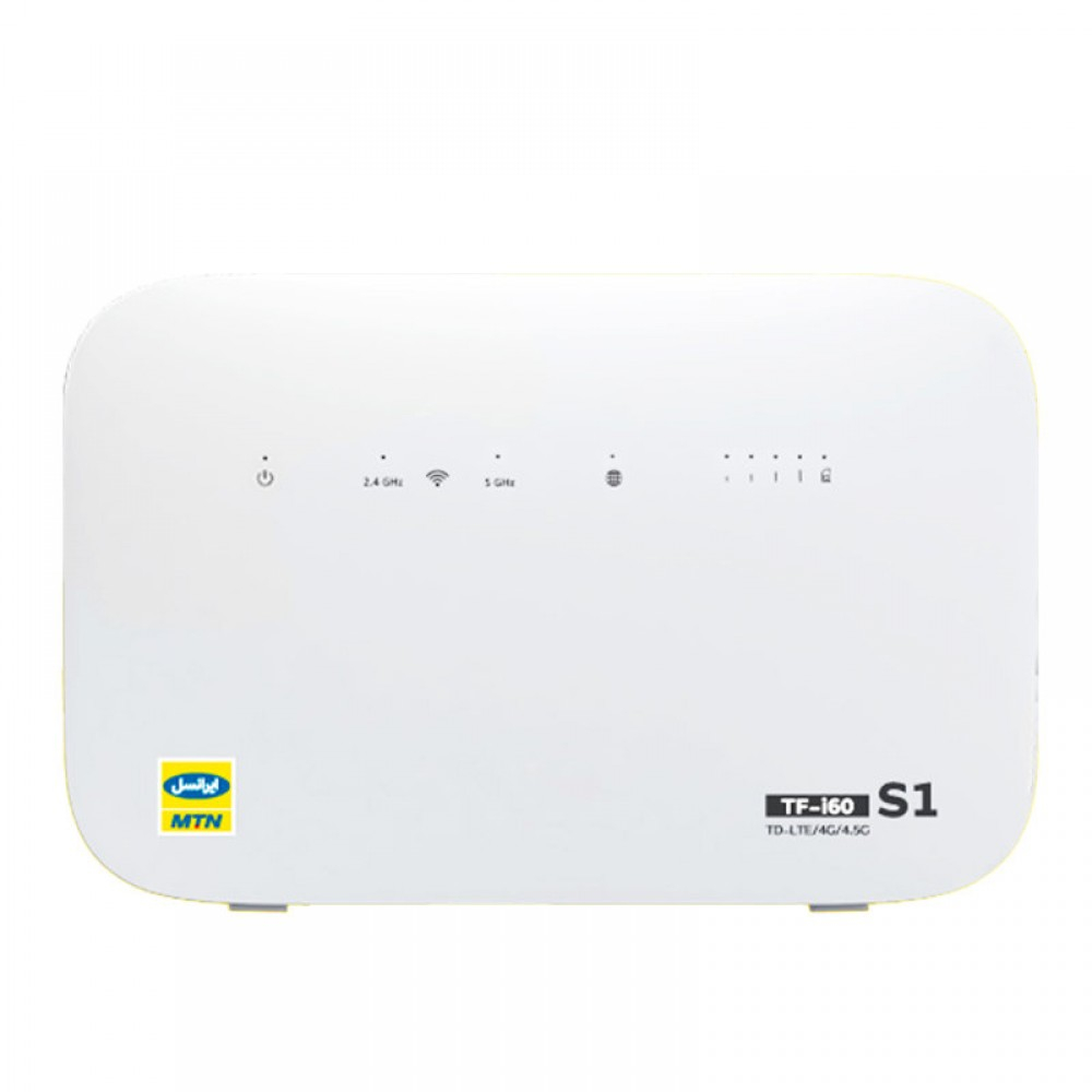 مودم 4G/TD-LTE ایرانسل مدل TF-i60 S1 به همراه سیم کارت TD-LTE و بسته اینترنت 500 گیگ یکساله