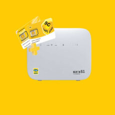 مودم TD-LTE ایرانسل مدل TF-i60 S1 به همراه سیم کارتTD-LTE وسیمکارت و 300 گیگابایت اینترنت یکساله