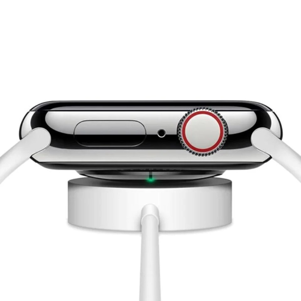 ساعت هوشمند مدل WS 77 MAX دارای قابلیت کنترل سطح اکسیژن خون و قابلیت مکالمه از طریق بلوتوث با بند سیلیکونی به همراه ایرپاد