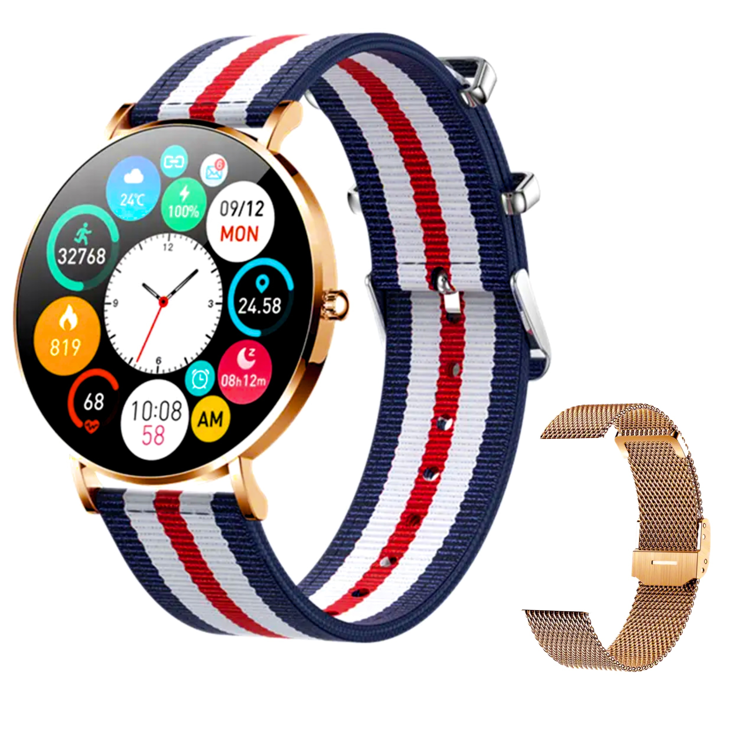 ساعت هوشمند مدل AMOLED T8