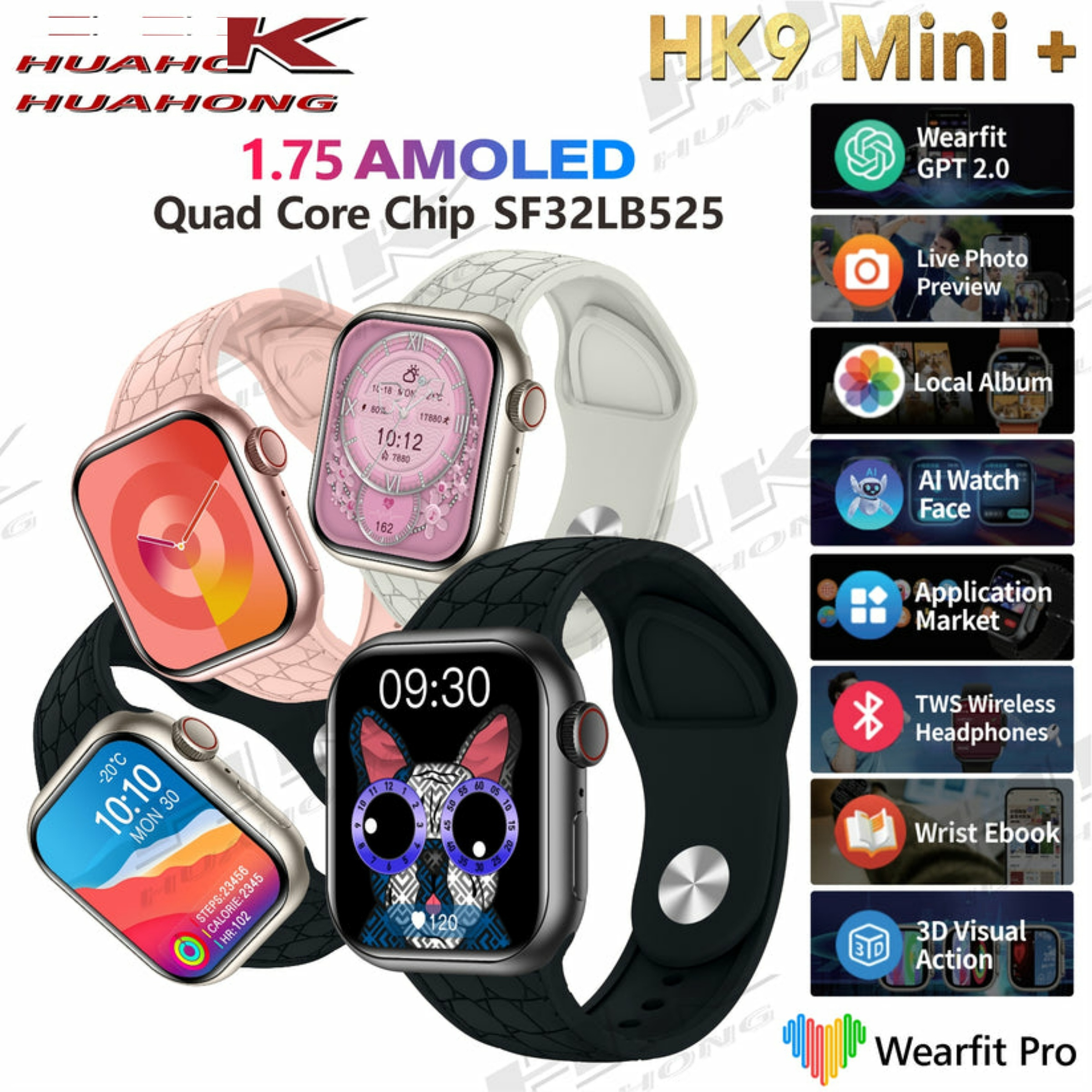 ساعت هوشمند مدل hk9 mini plus