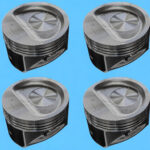 پیستون و گژن پین خودرو عظام مدل 020.OHV.OHVG مناسب برای پژو روآ و آریسان بسته 4 عددی