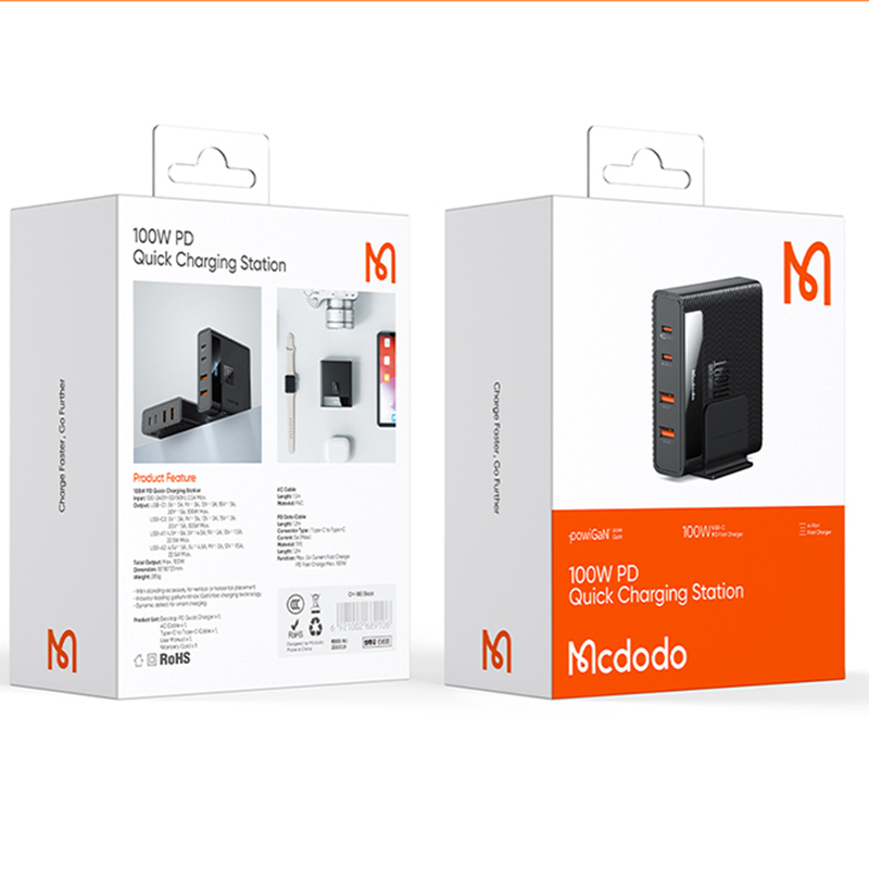 شارژر رو میزی مک دودو مدل CH-1802 طول 1.5 متر