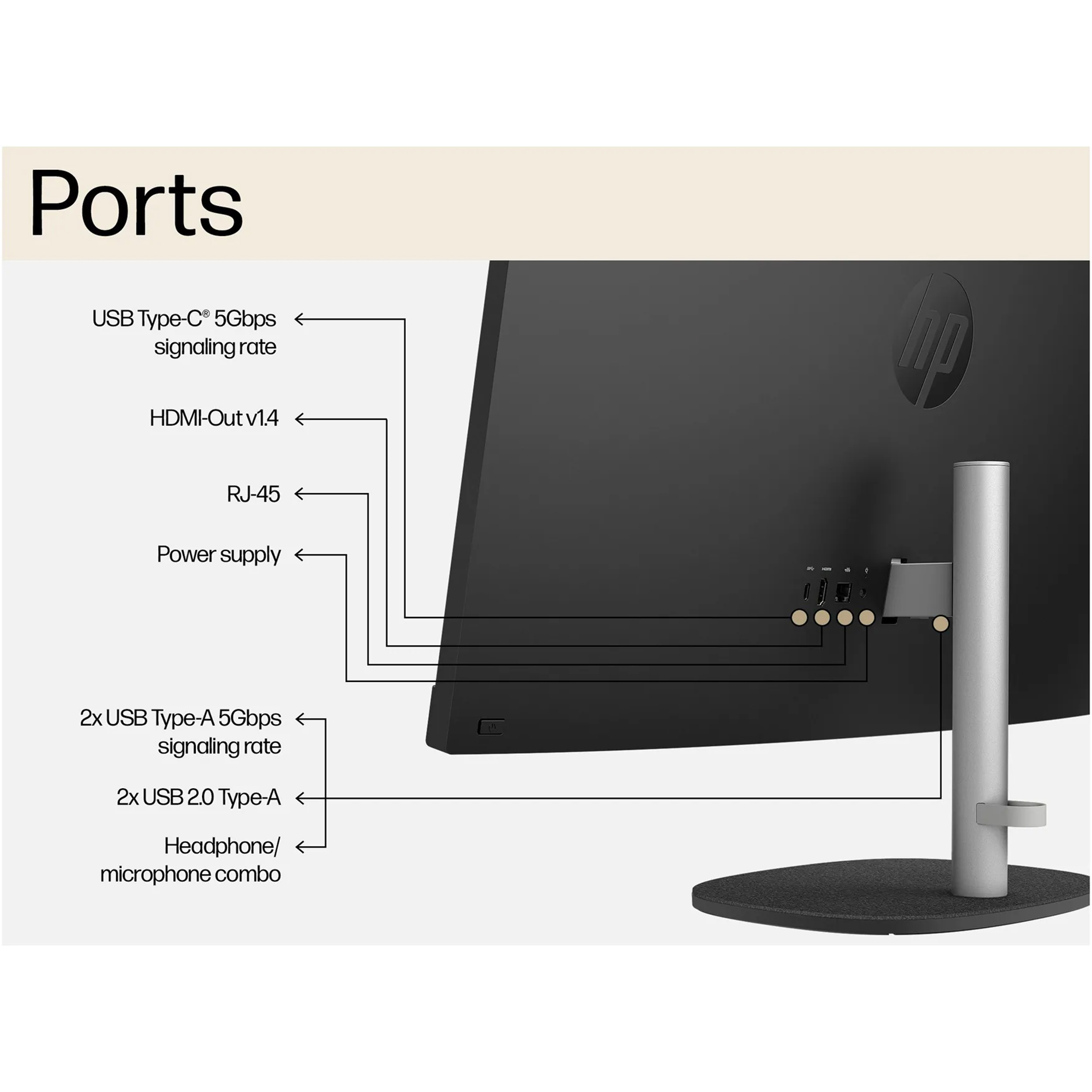 کامپیوتر همه کاره 27 اینچ اچ پی مدل 27 CR0155nh-i7 1355U 16GB 1SSD IrisXe Touch