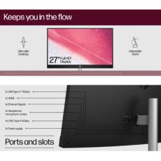 کامپیوتر همه کاره 23.8 اینچ اچ پی مدل 24 CR0122nh-i5 1335U 8GB 512SSD UHD Touch