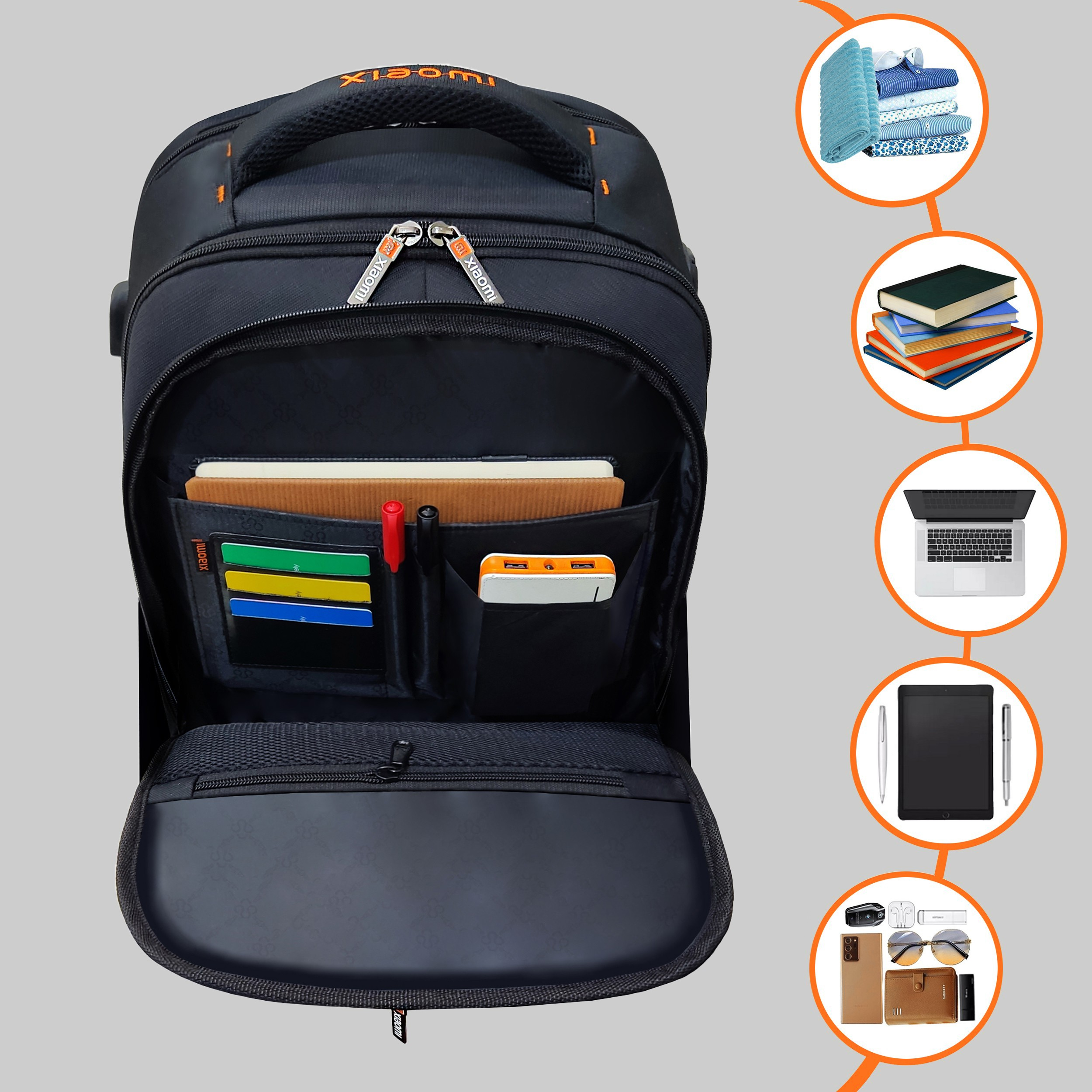 کوله پشتی لپ تاپ شیائومی مدل PK.C V2 مناسب برای لپ تاپ تا 17 اینچی