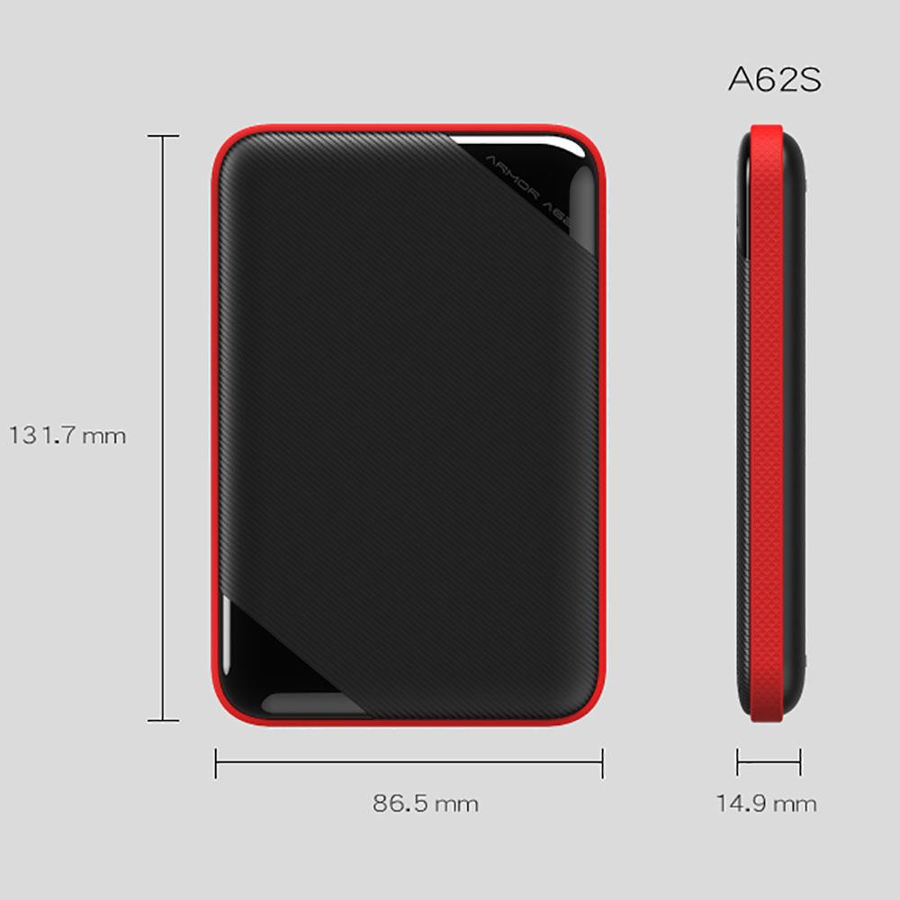 هارد اکسترنال سیلیکون پاور مدل Armor A62 ظرفیت 1 ترابایت