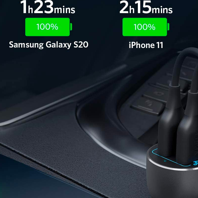 شارژر فندکی انکر مدل Power Drive III