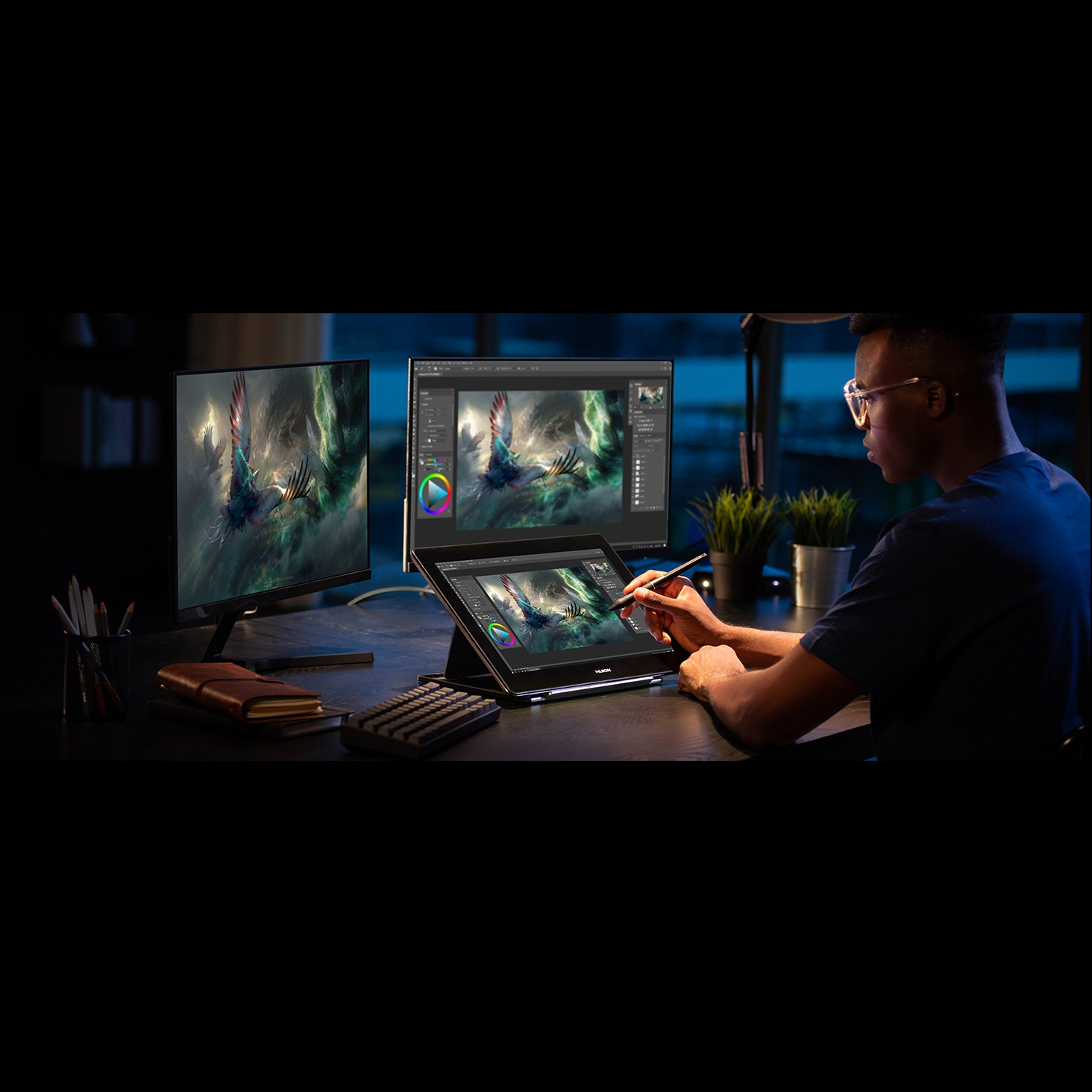 تبلت گرافیکی هوئیون مدل Kamvas Pro 16 Plus (4K)