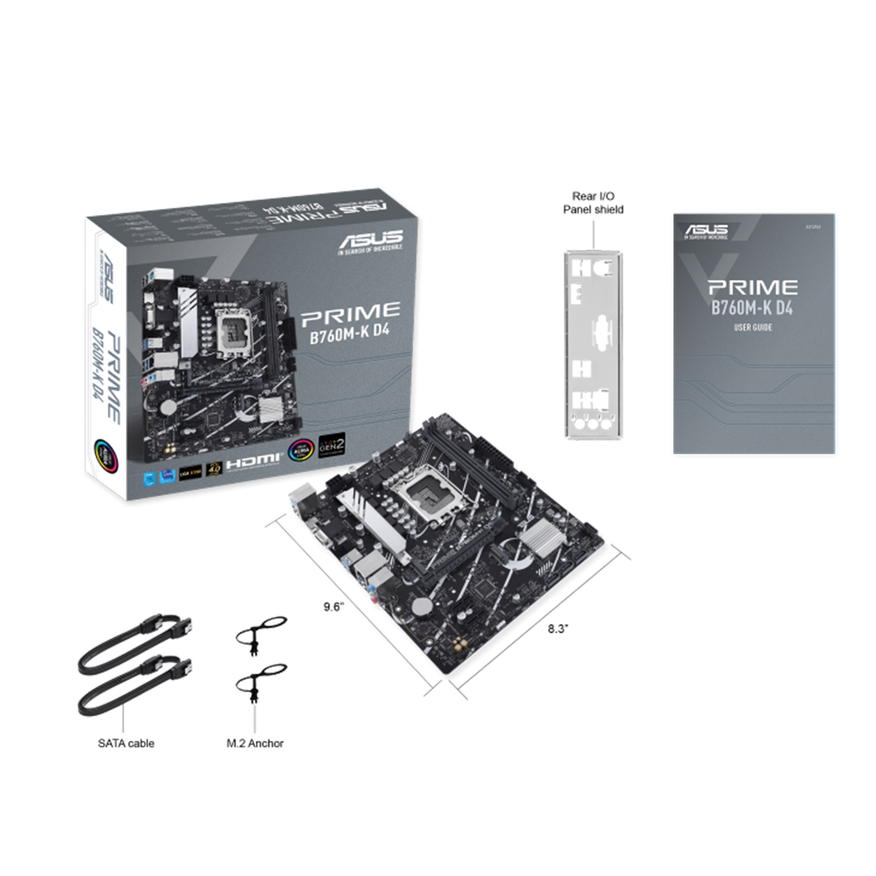 مادربرد ایسوس مدل PRIME B760M-K D4-CSM