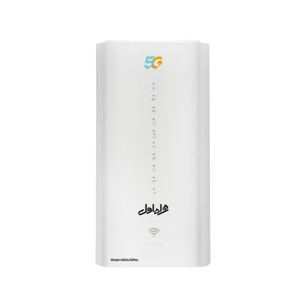 مودم 5G همراه اول مدل HA5420 به همراه کارت هدیه فعالسازی سیم کارت اعتباری و 600 گیگابایت اینترنت هدیه 180 روزه