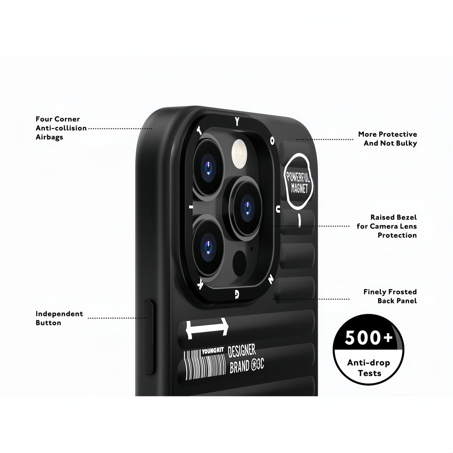 کاور یانگ کیت مدل True Color Luggage مناسب برای گوشی موبایل اپل iPhone 13
