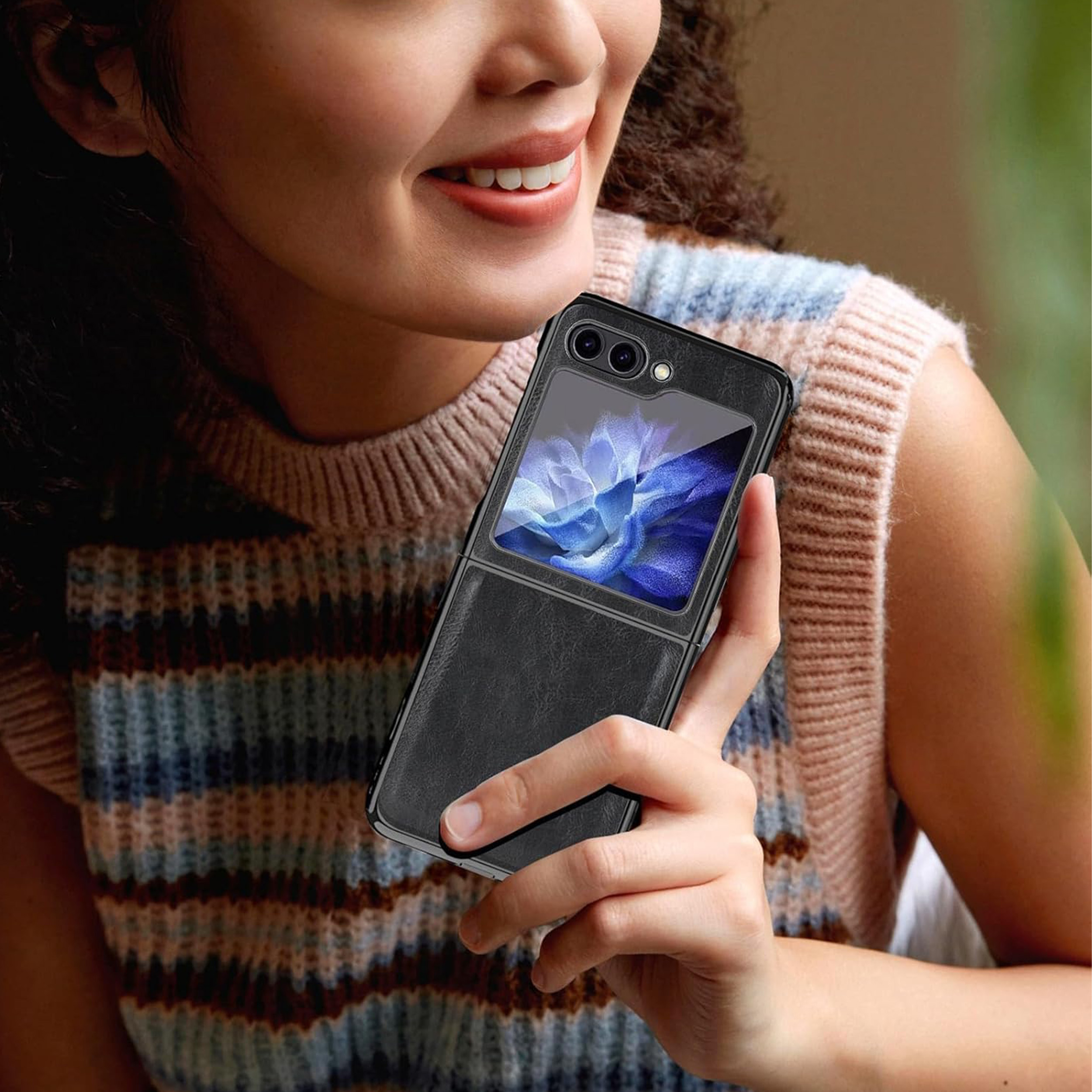 کاور سامورایی مدل Signor-2 مناسب برای گوشی موبایل سامسونگ Galaxy Z Flip6 به همراه کیف
