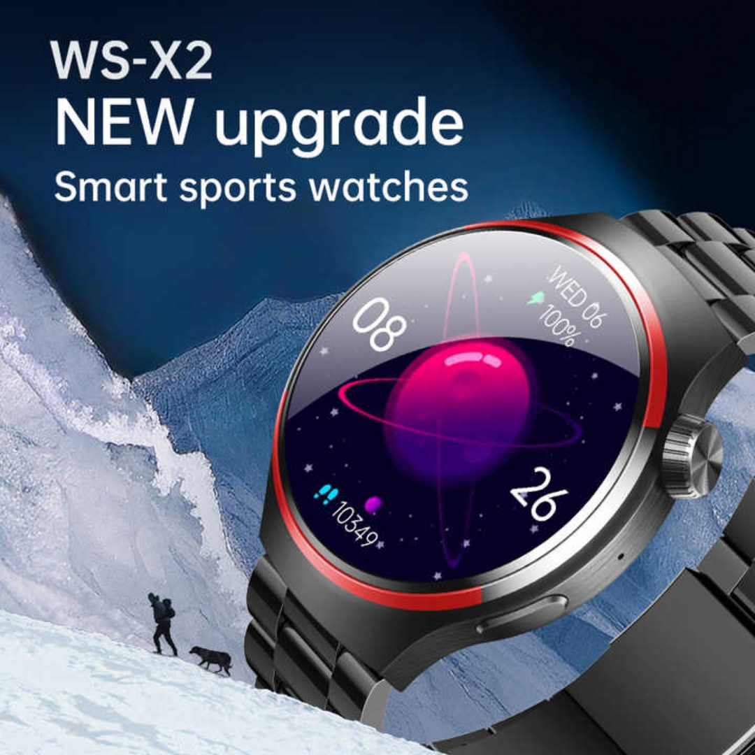 ساعت هوشمند 45 میلی متری ویسمی مدل WS_X2 با بند سلیکون