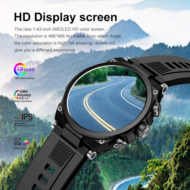 ساعت هوشمند مدل WS23 با قابلیت صفحه نمایش رنگی، صفحه نمایش لمسی، کنترل موسیقی، کنترل سطح اکسیژن خون، مکالمه از طریق بلوتوث، پشتیبانی از زبان فارسی، امکان تغییر تم و ضد آب با بند سیلیکونی